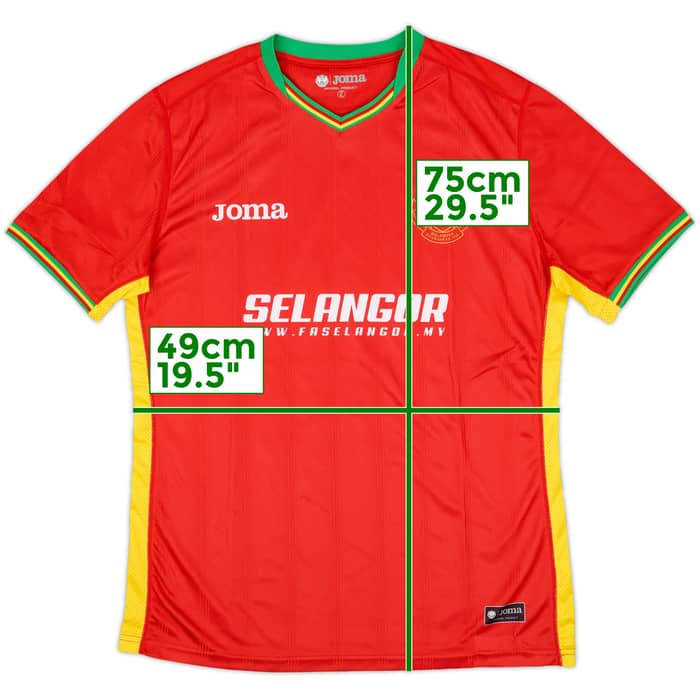 2019 Selangor Home Shirt - 9/10 - (XL)