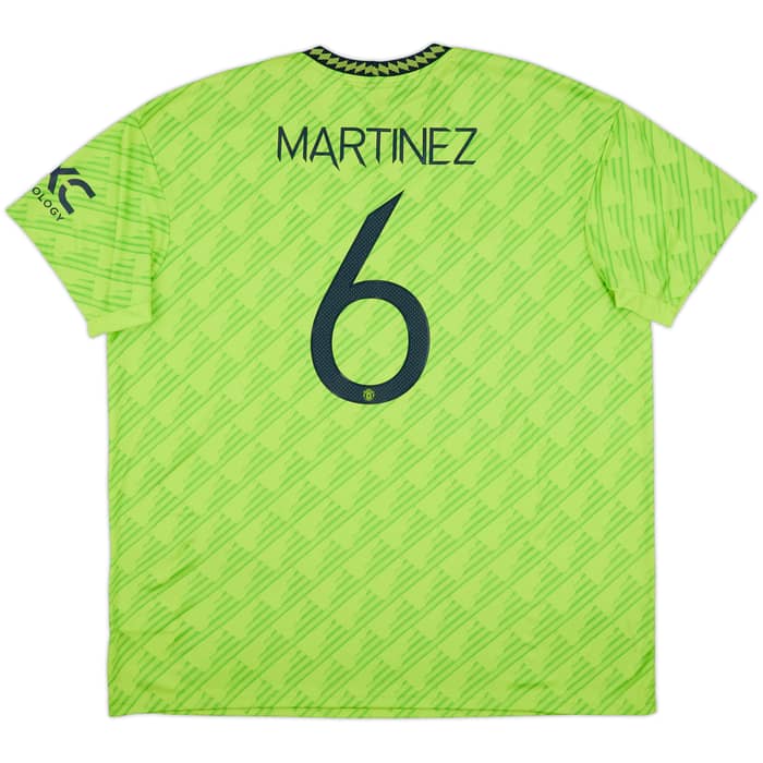2022-23 Manchester United Third Shirt Martinez #6 (XXL)