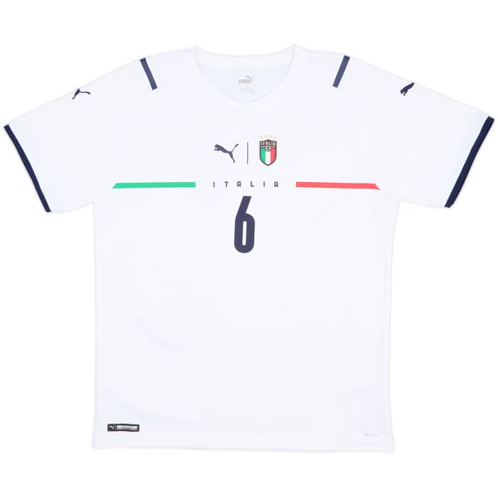 2021 Italy Away Shirt Verratti #6 - 9/10 - (L)