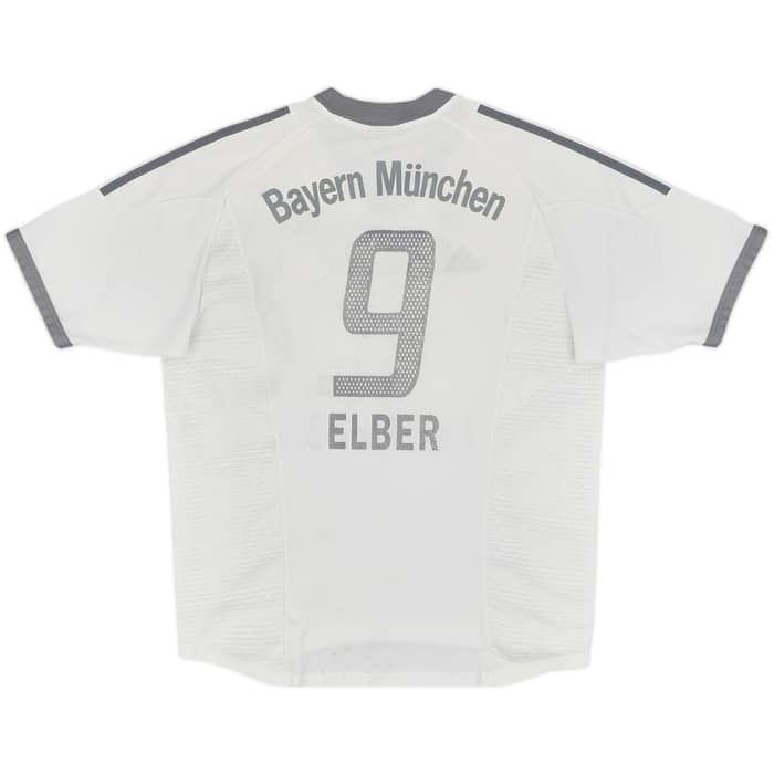 2002-03 Bayern Munich Away Shirt Elber #9 - 4/10 - (L)