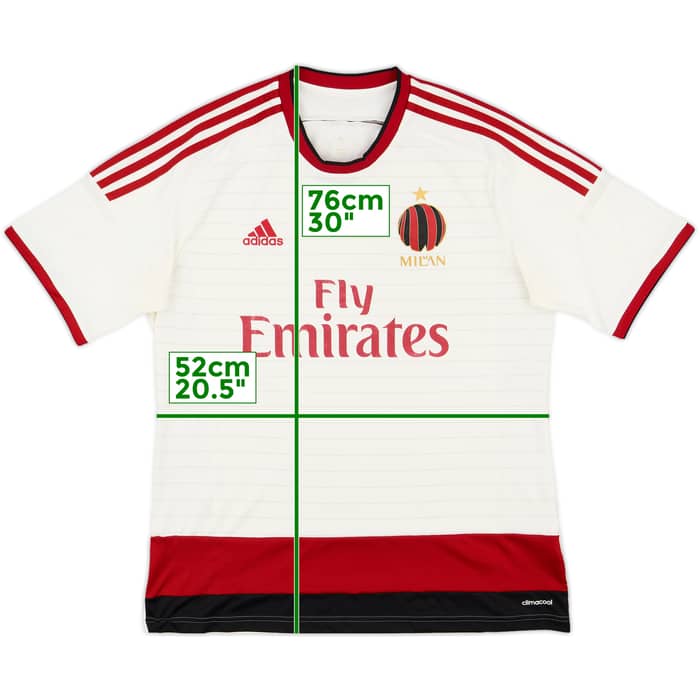 2014-15 AC Milan Away Shirt - 5/10 - (L)