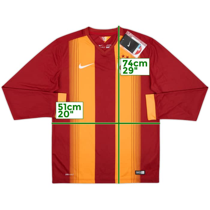2014-15 Galatasaray Home L/S Shirt (M)