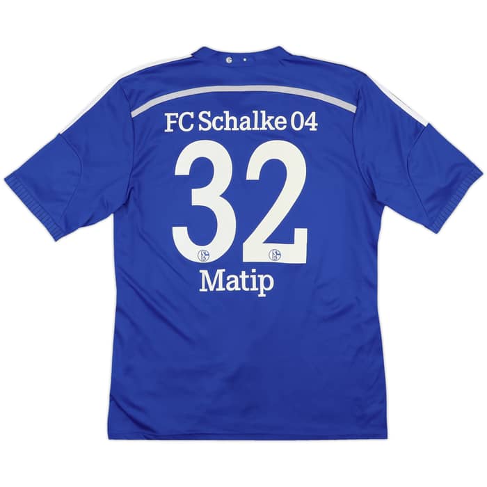 2014-16 Schalke Home Shirt Matip #32 - 4/10 - (XL)