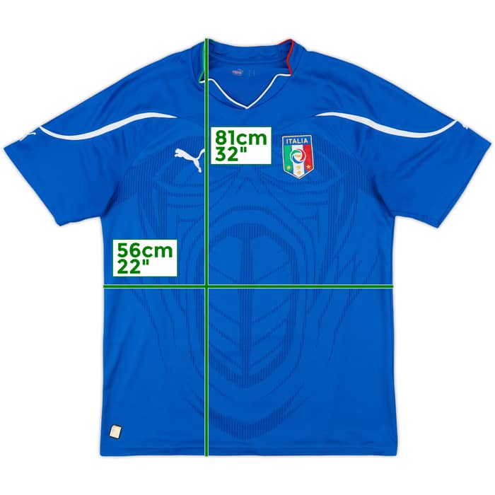 2010-12 Italy Home Shirt - 8/10 - (L)