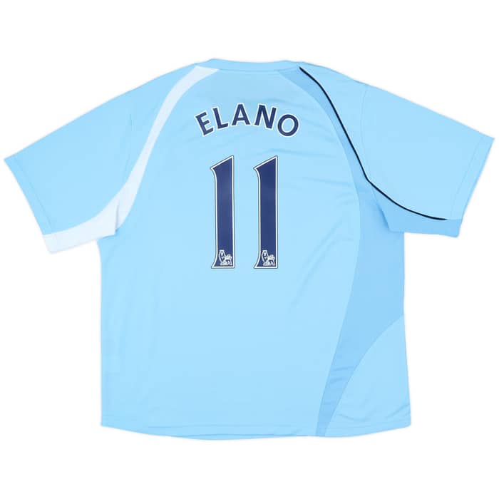 2007-08 Manchester City Home Shirt Elano #11 - 7/10 - (XXL)