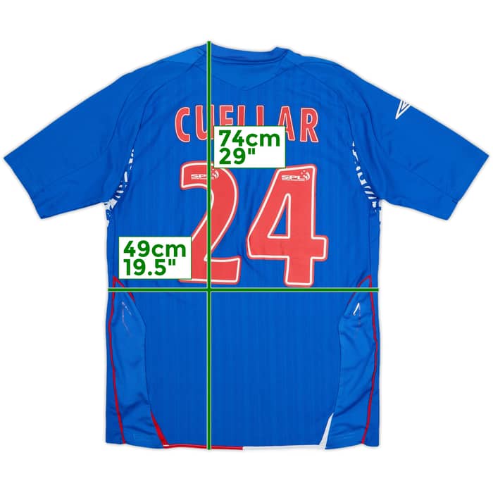2007-08 Rangers Home Shirt Cuellar #24 - 7/10 - (M)