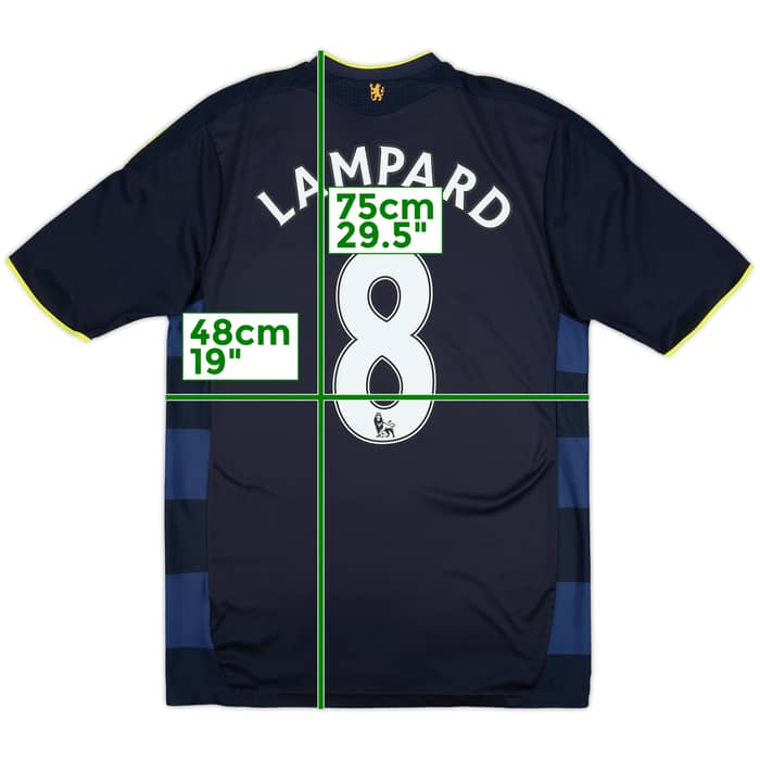 2009-10 Chelsea Away Shirt Lampard #8 - 8/10 - (M)