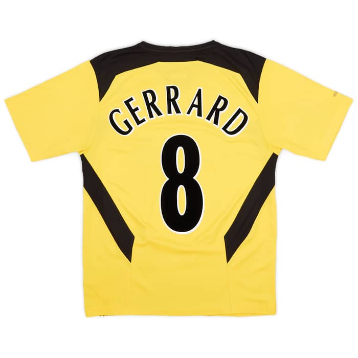 2004-06 Liverpool Away Shirt Gerrard #8 - 6/10 - (S)
