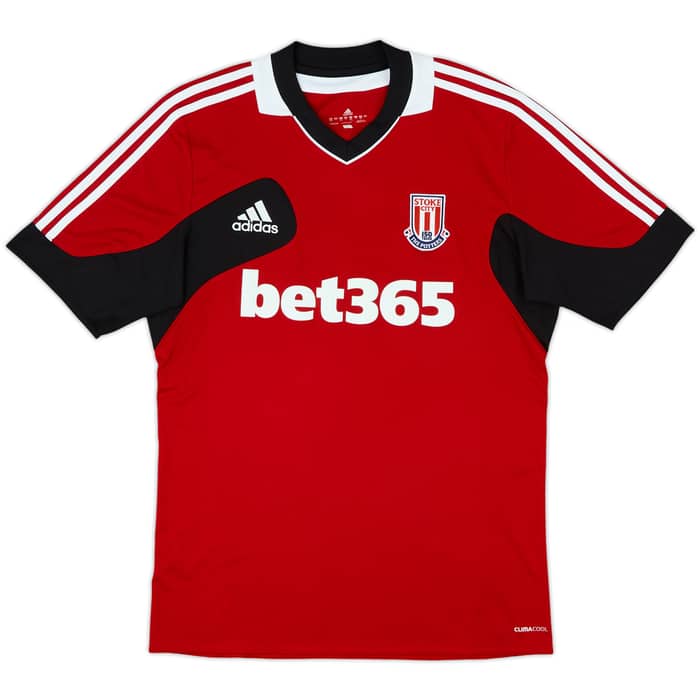2011-12 Stoke City adidas Training Shirt - 9/10 - (L)