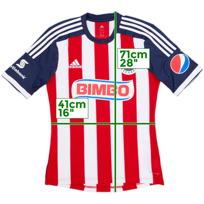 2013-14 Chiva Guadalajara Home Shirt - 5/10 - (S)