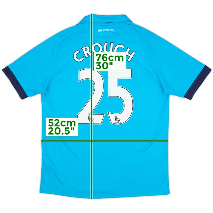 2014-15 Stoke City Away Shirt Crouch #25 - 10/10 - (M)