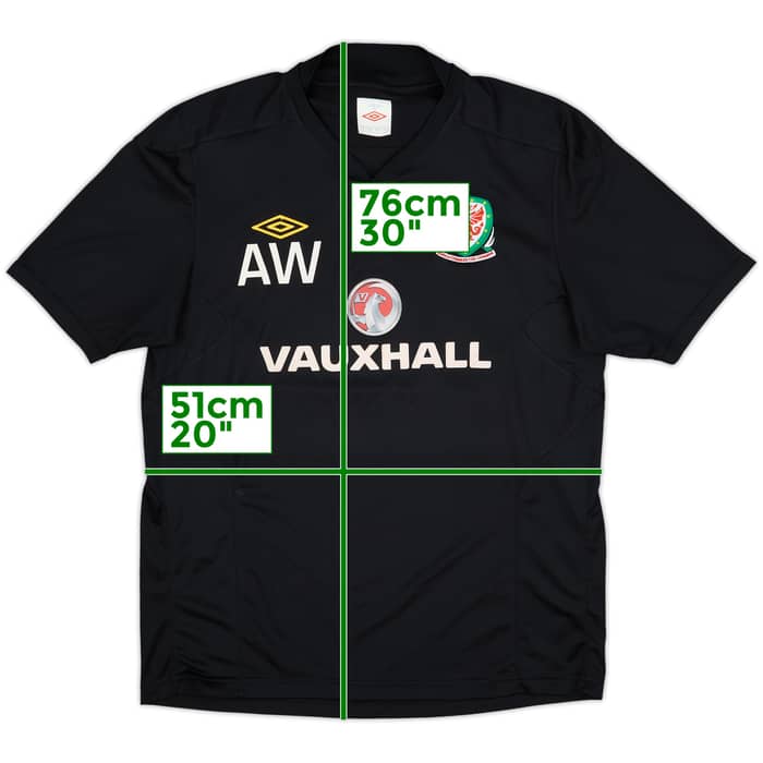 2010-12 Wales Staff Issue Polo Shirt 'AW' - 8/10 - (L)