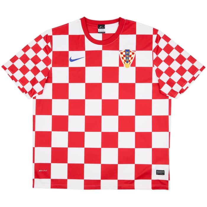 2012-14 Croatia Basic Home Shirt - 10/10 - (XXL)