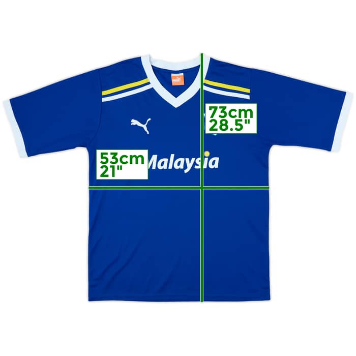 2011-12 Cardiff Home Shirt - 8/10 - (L)