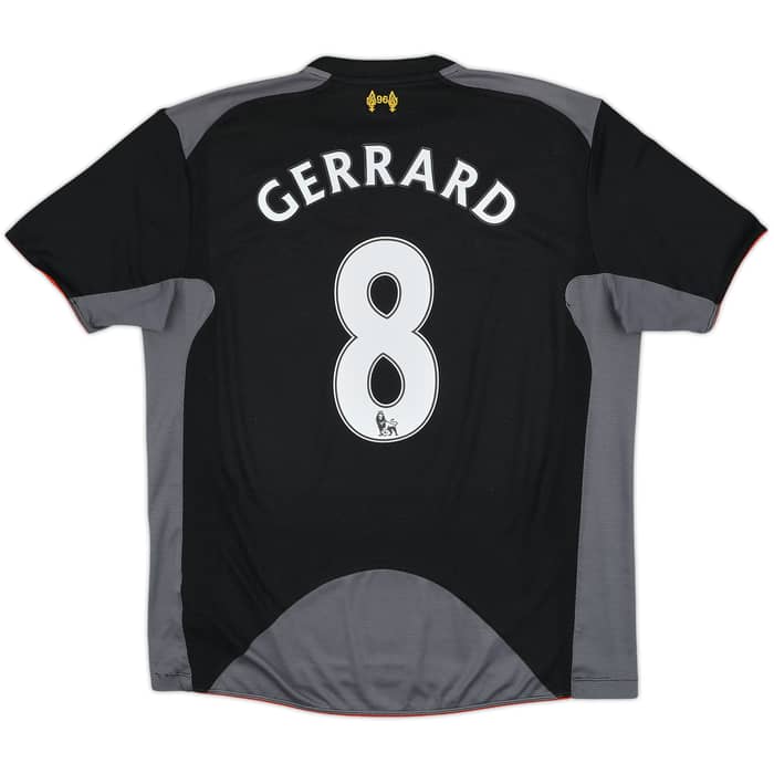 2012-13 Liverpool Away Shirt Gerrard #8 - 6/10 - (L)