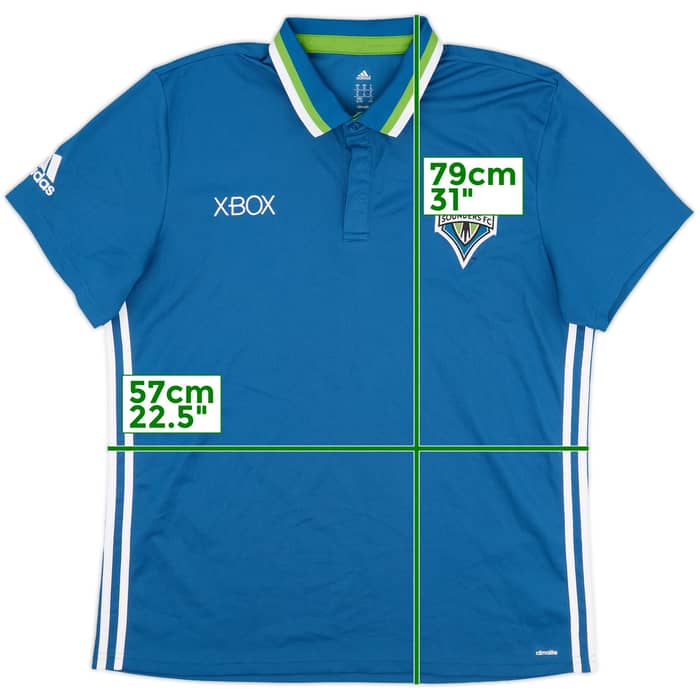 2010's Seattle Sounders adidas Polo Shirt - 10/10 - (XL)