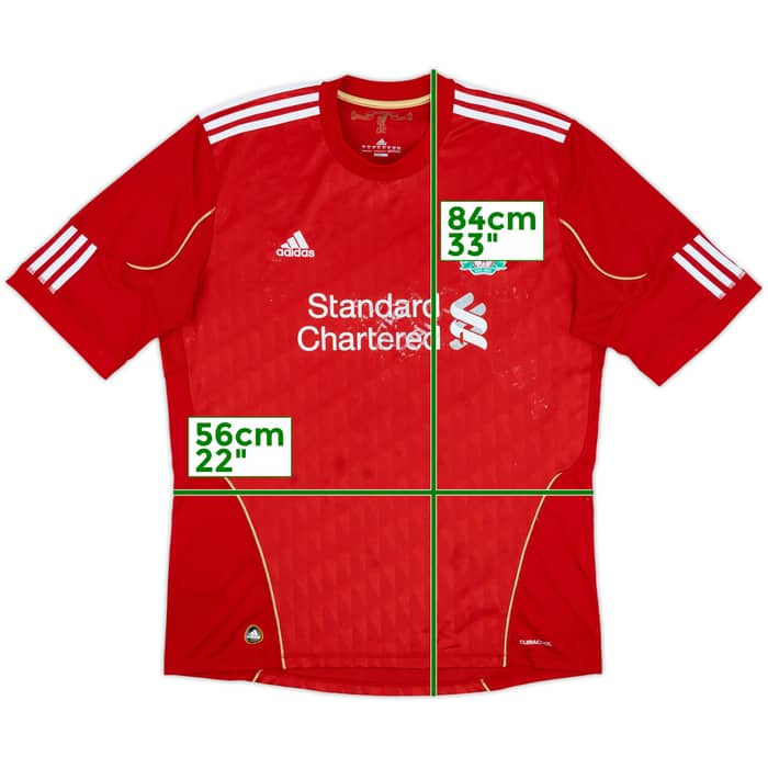 2010-12 Liverpool Home Shirt - 5/10 - (XL)