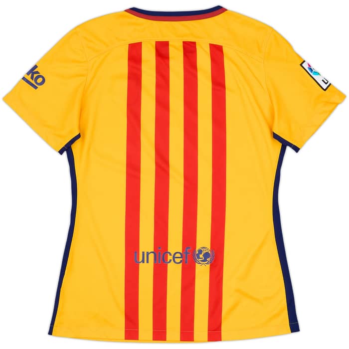 2015-16 Barcelona Away Shirt - 7/10 - (Women's M)
