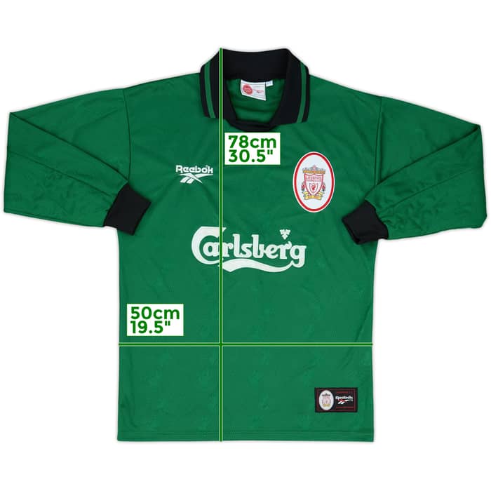 1996-97 Liverpool GK Shirt - 7/10 - (S)