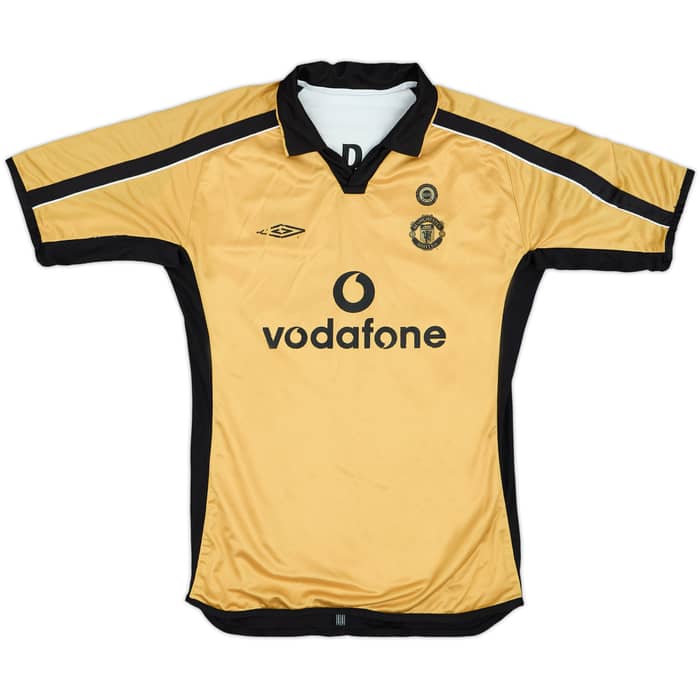 2001-02 Manchester United Centenary Away/Third Shirt Veron #4 - 7/10 - (L.Boys)