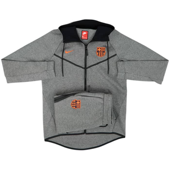 2018-19 Barcelona Nike Hooded Tracksuit - 10/10 - (M)