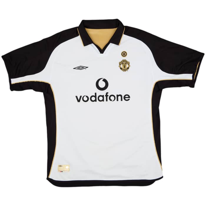 2001-02 Manchester United Centenary Away/Third Shirt Beckham #7 - 5/10 - (XXL)