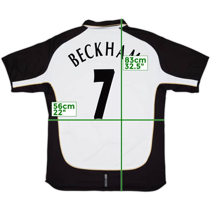 2001-02 Manchester United Centenary Away/Third Shirt Beckham #7 - 5/10 - (XXL)