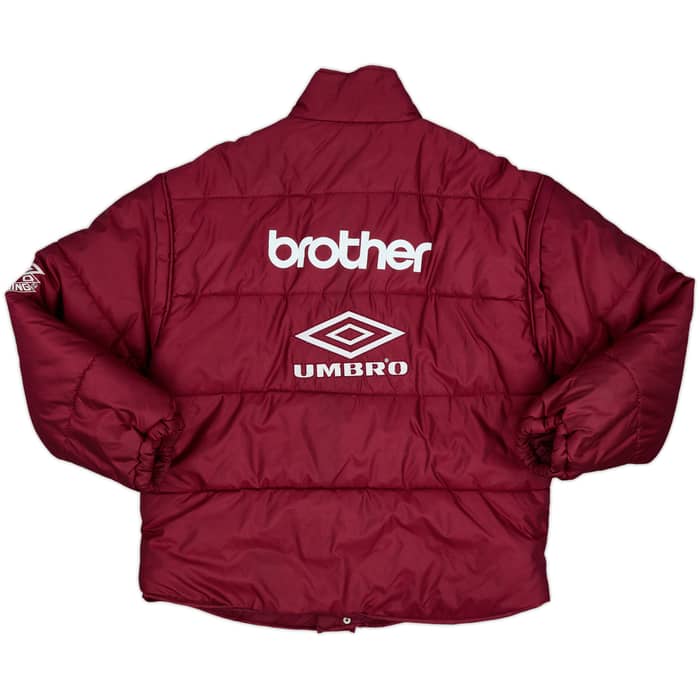 1995-96 Manchester City Umbro Padded Bench Coat - 9/10 - (XL)