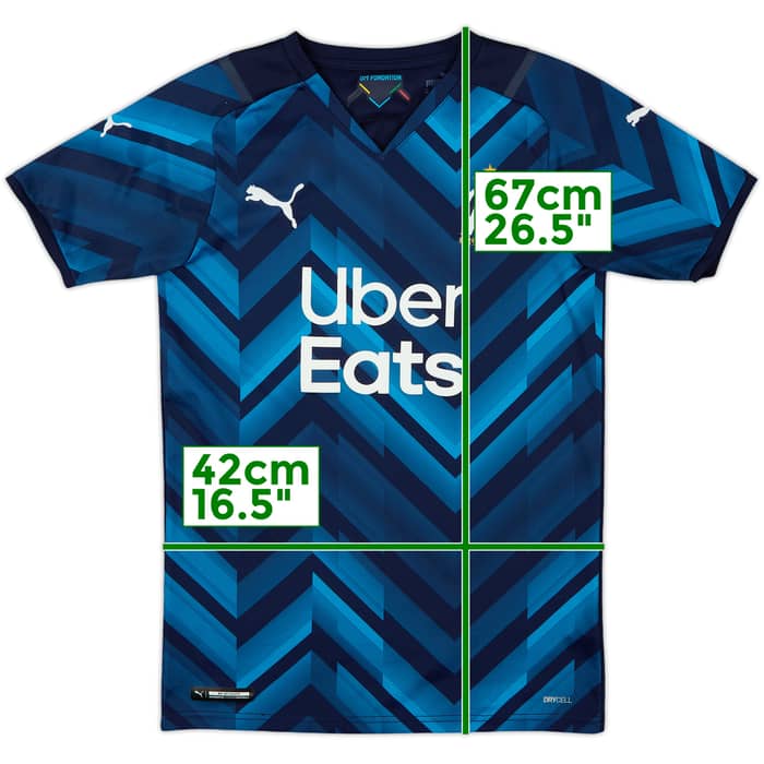 Camiseta de visitante del Marseille 2021-22 - 8/10 - (XS)