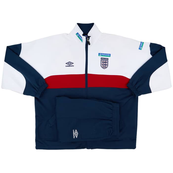 1999-00 England Umbro Tracksuit - 8/10 - (XL)