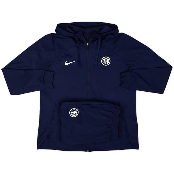 2022-23 Inter Milan Nike Hooded Tracksuit - 10/10 - (XL)