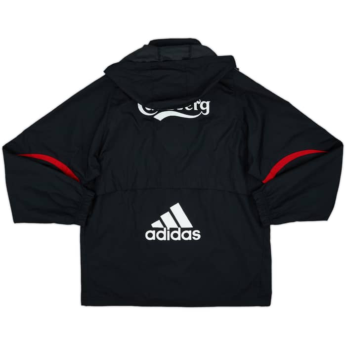 2007-08 Liverpool adidas Hooded Rain Jacket - 8/10 - (S)