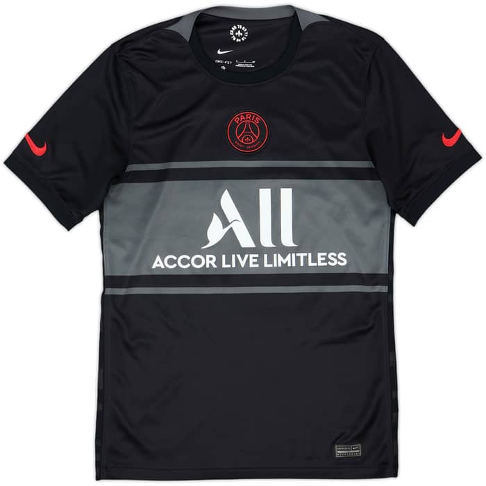 2021-22 Paris Saint-Germain Third Shirt Mbappe #7 - 9/10 - (S)