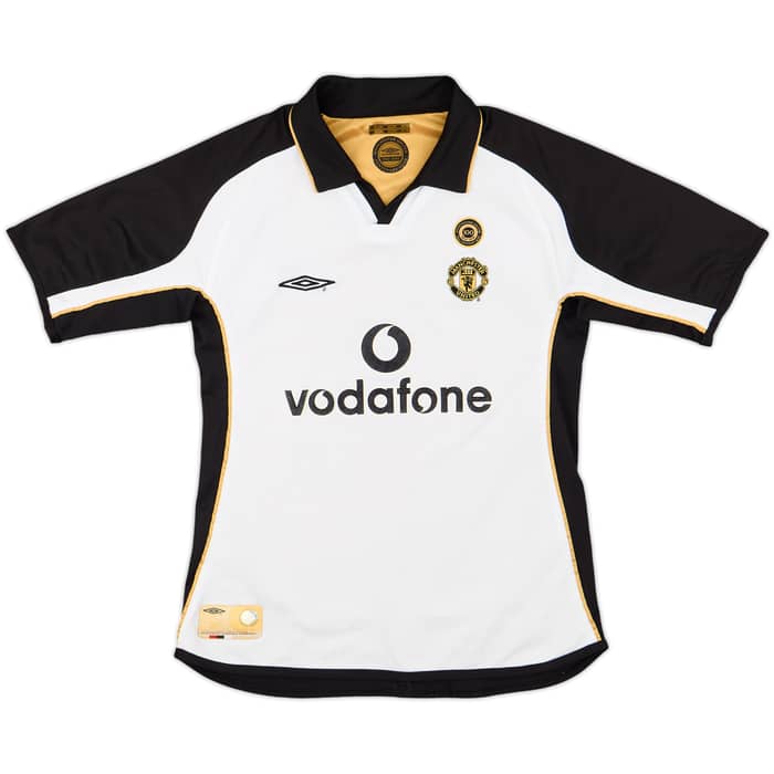 2001-02 Manchester United Centenary Away/Third Shirt - 7/10 - (S.Boys)