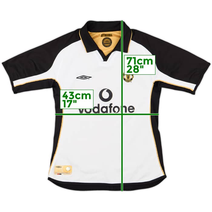 2001-02 Manchester United Centenary Away/Third Shirt - 7/10 - (S.Boys)