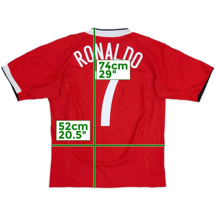 2004-06 Manchester United Home Shirt Ronaldo #7 - 5/10 - (M)