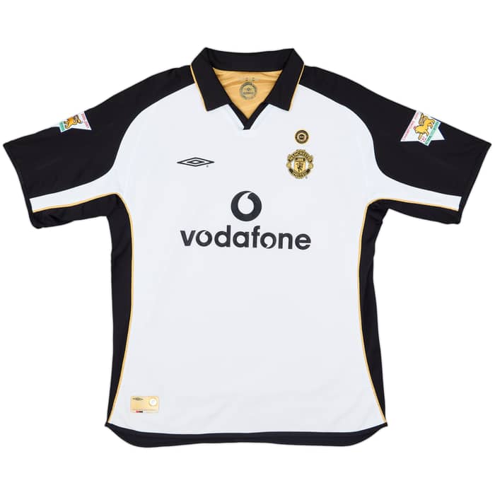 2001-02 Manchester United Centenary Away/Third Shirt Blanc #6 - 6/10 - (XL)