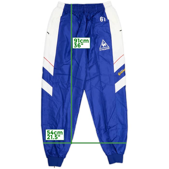 1998 Nagoya Grampus Eight Le Coq Sportif Player Issue Track Pants/Bottoms #61 - 9/10 - (L)