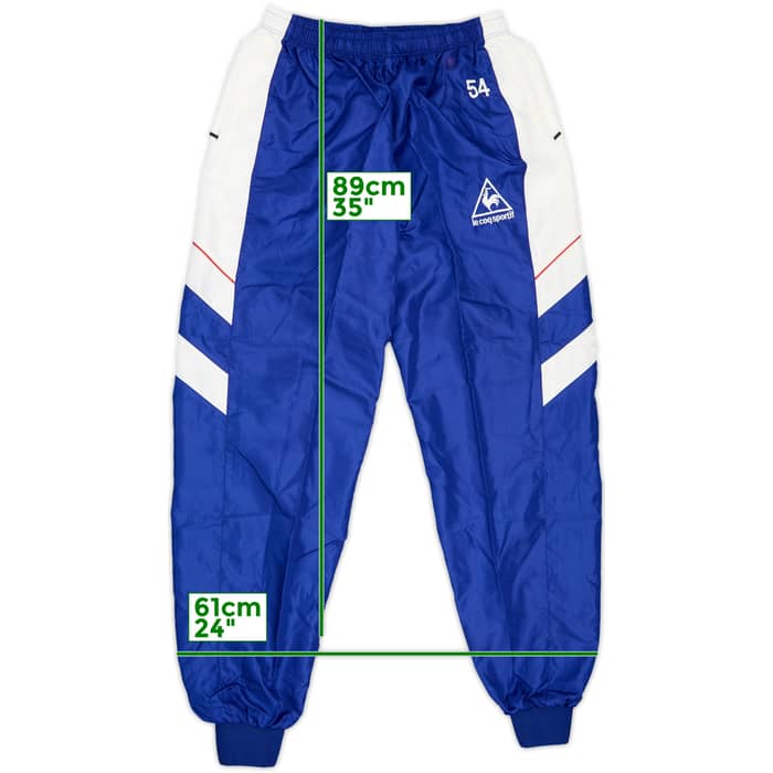 1998 Nagoya Grampus Eight Le Coq Sportif Player Issue Track Pants/Bottoms #54 - 6/10 - (L)