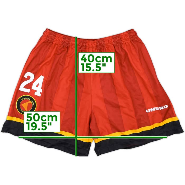 1997 Nagoya Grampus Eight Player Issue Home Shorts #24 - 7/10 - (L)