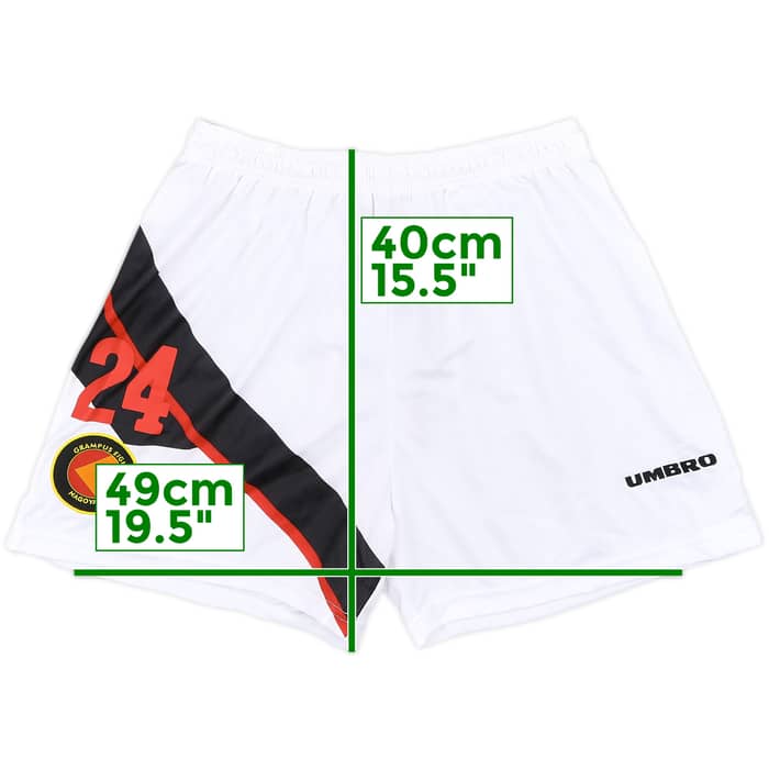 1997 Nagoya Grampus EIght Player Issue Away Shorts #24 - 10/10 - (L)