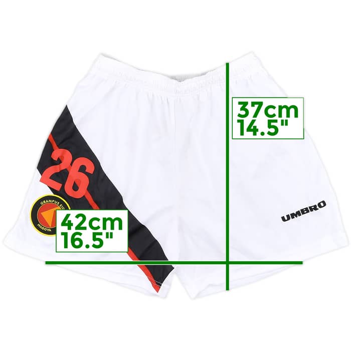 1997 Nagoya Grampus EIght Player Issue Away Shorts #26 - 9/10 - (S)