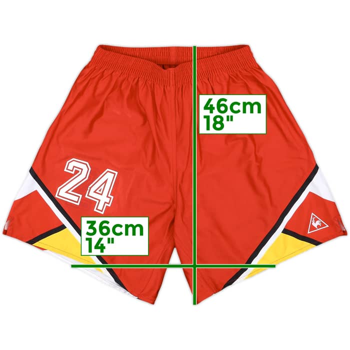 1992 Nagoya Grampus EIght Player Issue Away Shorts #24 - 6/10 - (XXL)