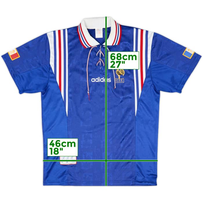 1996-98 France Home Shirt - 9/10 - (M)