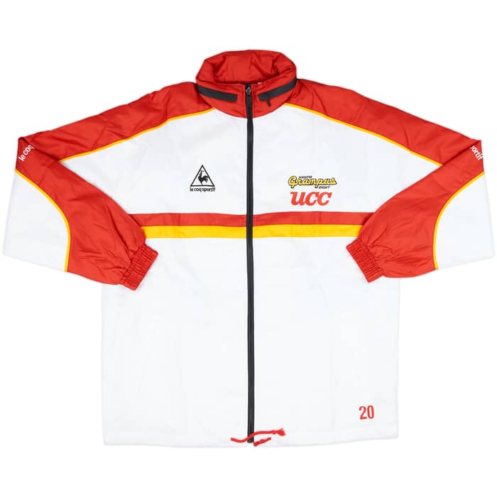1999 Nagoya Grampus Eight Le Coq Sportif Player Issue Hooded Track Jacket #20 - 10/10 - (XL)