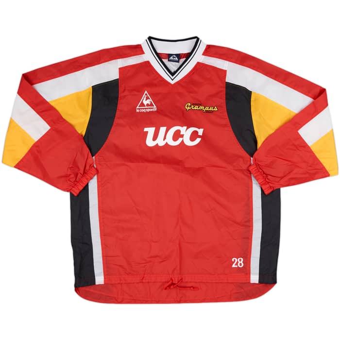 1999 Nagoya Grampus Eight Le Coq Sportif Player Issue Shell Top #28 - 10/10 - (L)