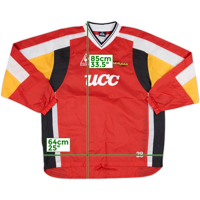 1999 Nagoya Grampus Eight Le Coq Sportif Player Issue Shell Top #28 - 10/10 - (L)