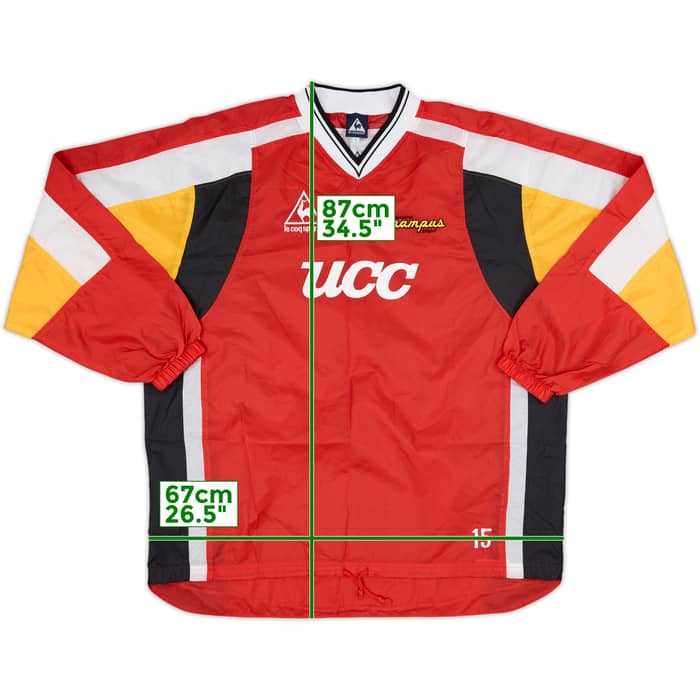1999 Nagoya Grampus Eight Le Coq Sportif Player Issue Shell Top #15 - 10/10 - (XL)