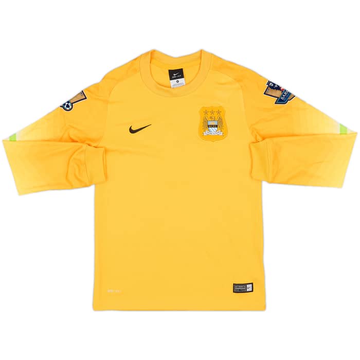 2014-15 Manchester City GK Shirt Hart #1 - 9/10 - (M.Boys)