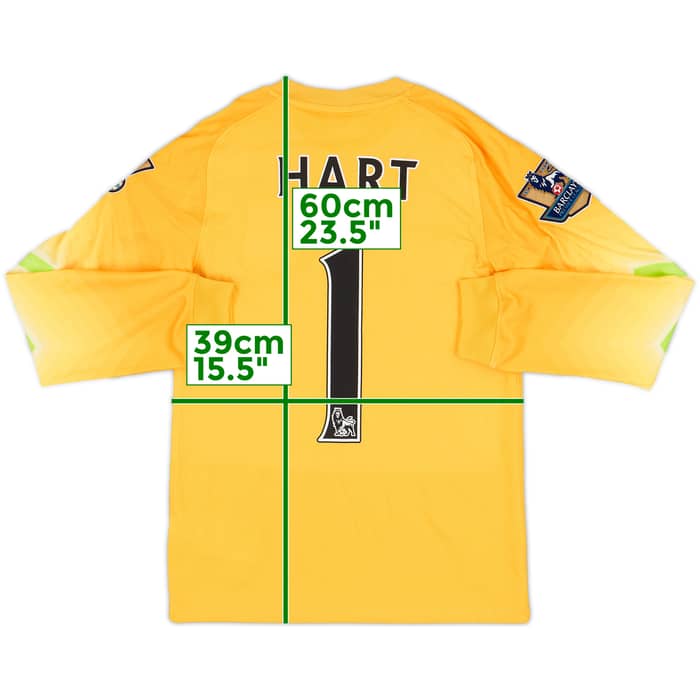 2014-15 Manchester City GK Shirt Hart #1 - 9/10 - (M.Boys)